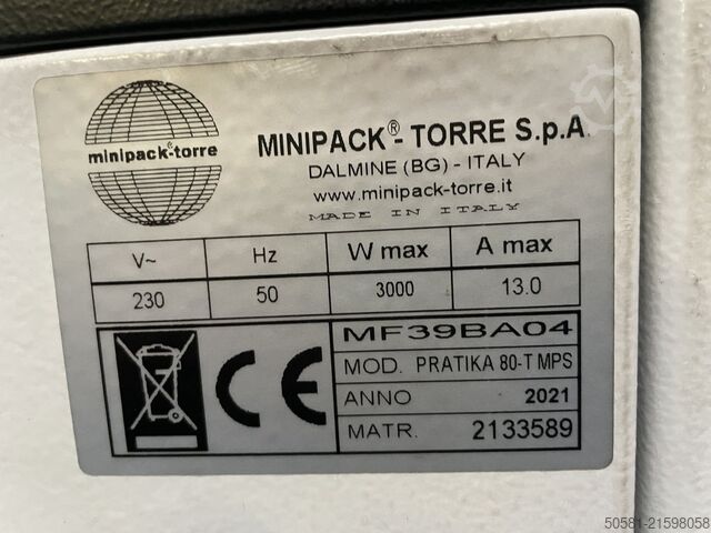 Vollautomatische Siegelverpackungslinie minipack-torre Pratika 80-T MPS
