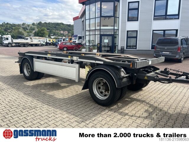 Roll off trailer Hüffermann HAR 20.58, Abrollanhänger, Deichsel absenkbar