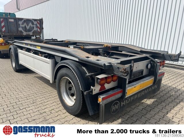 Roll off trailer Hüffermann HAR 20.58, Abrollanhänger, Deichsel absenkbar
