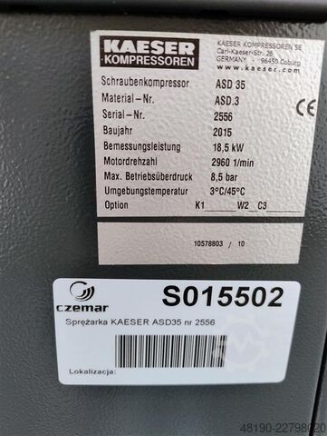 Schraubenkompressor Kaeser ASD 35