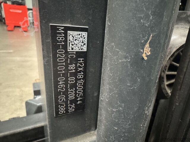 Elektro 3 Rad-Stapler Linde E 18-02 EVO Triplex