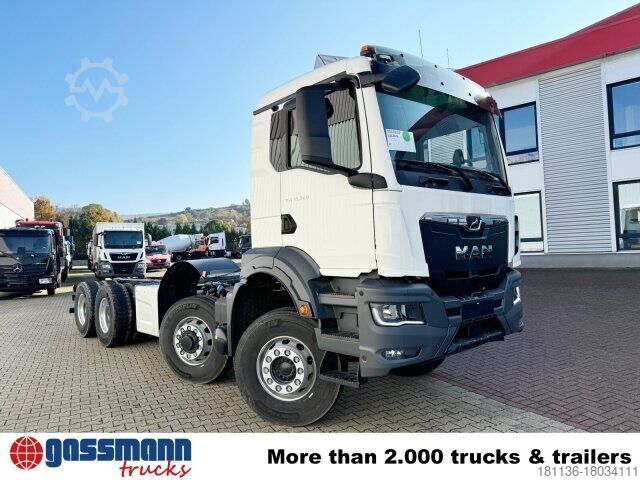 Kipper LKW MAN TGS 35.480 8x6H BL CH, HydroDrive, Navi, Meiller