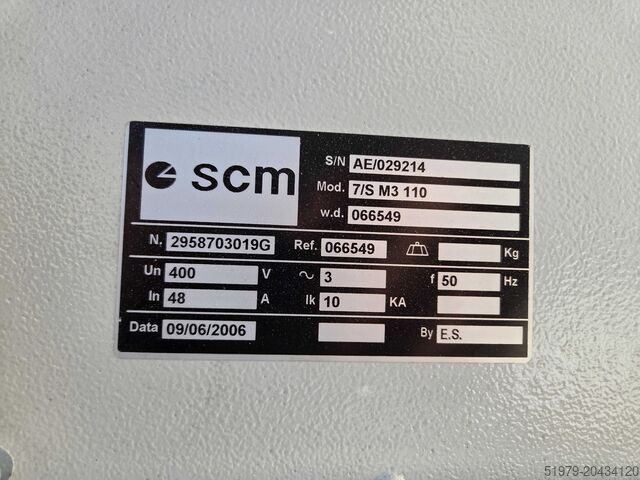 Breitbandschelifmaschine 3 aggregaten SCM SANDYA 16S