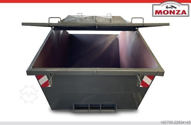 Skip container Monza 7 m³ - Stahldeckel