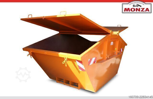 Skip container Monza 7 m³ - Stahldeckel