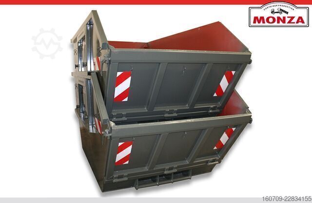 Skip container Monza 7 m³ - Absetzmulde mit Klappe