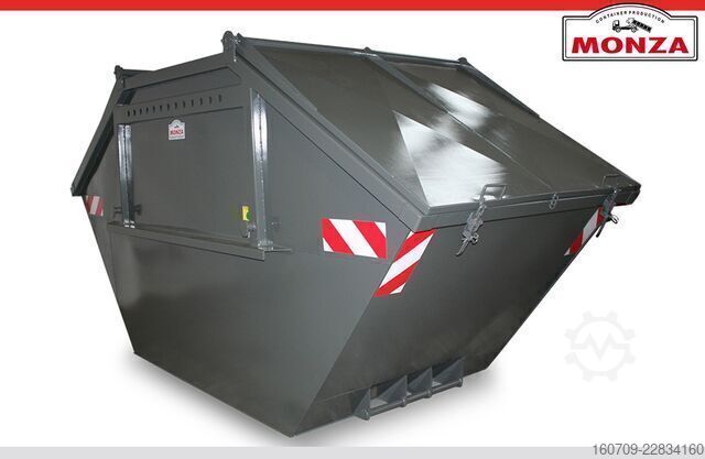 Skip container Monza 10 m³ - Absetzmulde - Stahldeckel