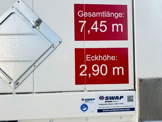 Swap body trailer KRONE Heck Portaltüren