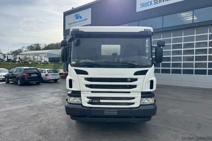 Concrete mixer truck SCANIA P450 8x4 Stetter 9m3