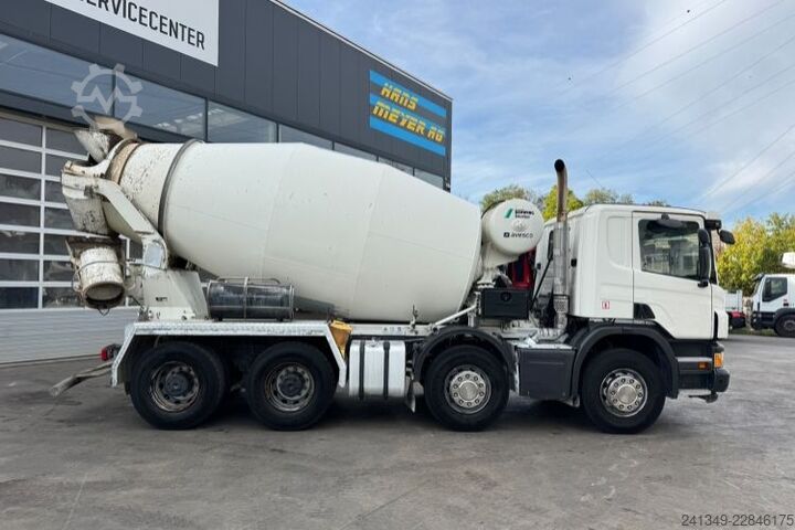Concrete mixer truck SCANIA P450 8x4 Stetter 9m3