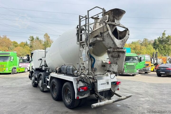 Concrete mixer truck SCANIA P450 8x4 Stetter 9m3