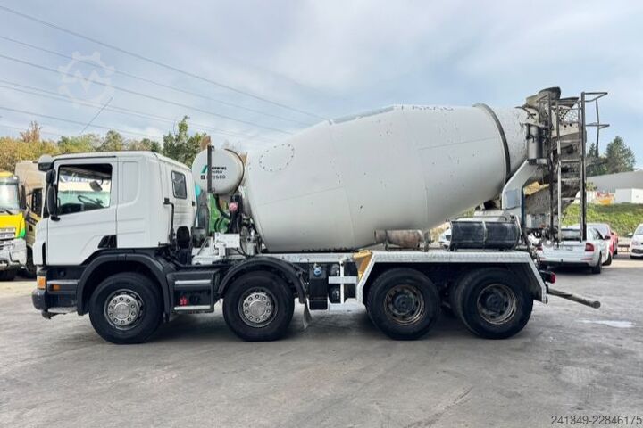 Concrete mixer truck SCANIA P450 8x4 Stetter 9m3