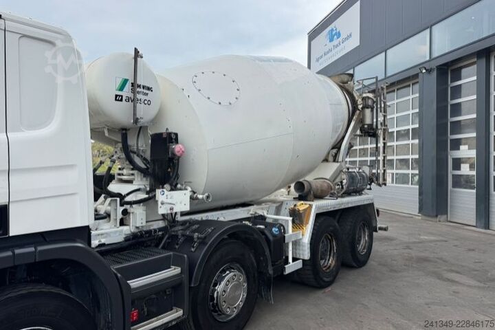 Concrete mixer truck SCANIA P450 8x4 Stetter 9m3