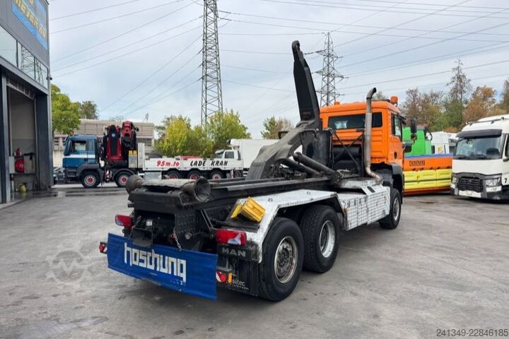 Roll-off tipper truck MAN TGA 28.440 6x4-4 Hiab 21T