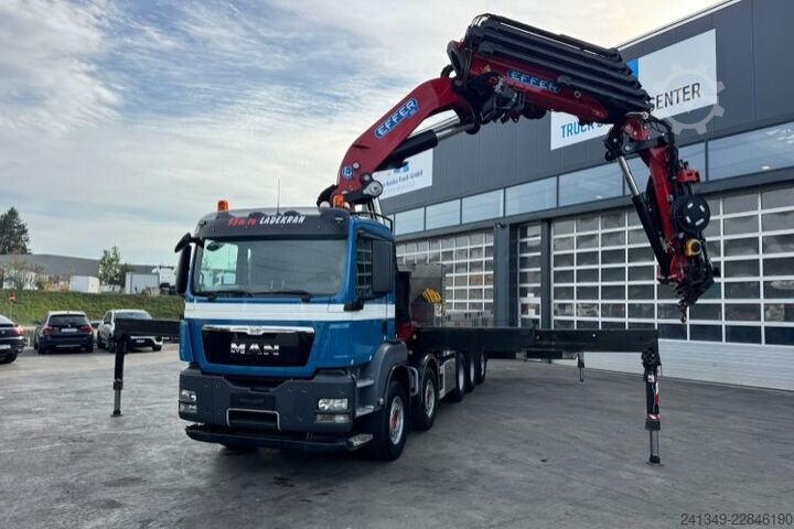 Truck mounted crane MAN TGS 41.480 10x4 Efffer 955 7+6 (855)