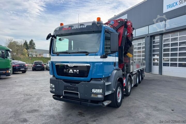 Truck mounted crane MAN TGS 41.480 10x4 Efffer 955 7+6 (855)