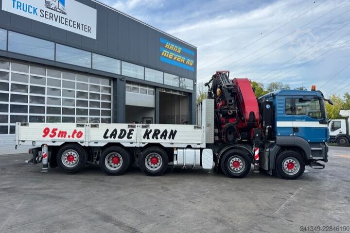 Truck mounted crane MAN TGS 41.480 10x4 Efffer 955 7+6 (855)