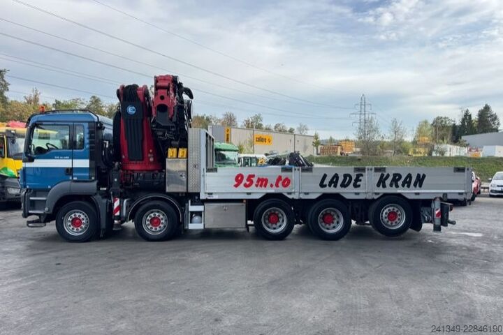 Truck mounted crane MAN TGS 41.480 10x4 Efffer 955 7+6 (855)