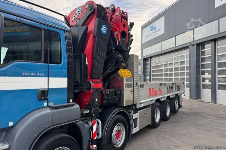 Truck mounted crane MAN TGS 41.480 10x4 Efffer 955 7+6 (855)