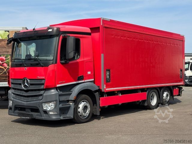 LKW mit Getränkeaufbau MERCEDES-BENZ ANTOS 2540 L / LBW / AHK / LENKACHSE / KAMERA