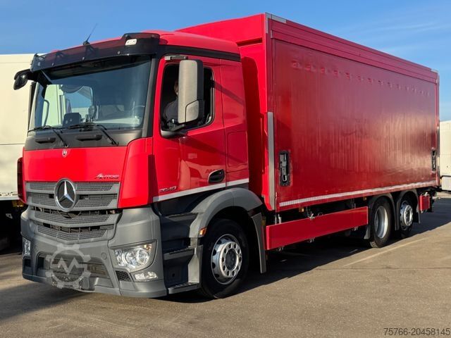 LKW mit Getränkeaufbau MERCEDES-BENZ ANTOS 2540 L / LBW / AHK / LENKACHSE / KAMERA