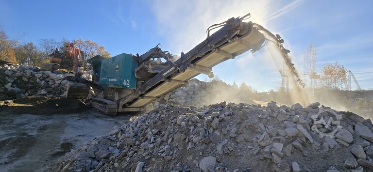 Mobile Backenbrecher auf Kettenfahrwerk Powerscreen Premiertrak 400 jaw crusher