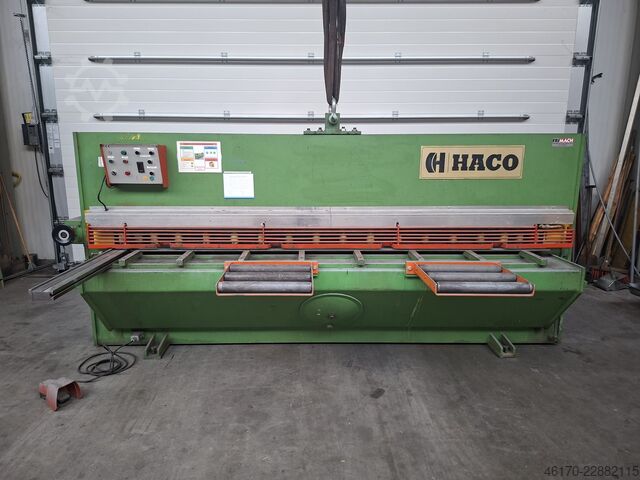 Hydraulic guillotine shear HACO TS 3006