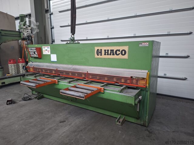 Hydraulic guillotine shear HACO TS 3006