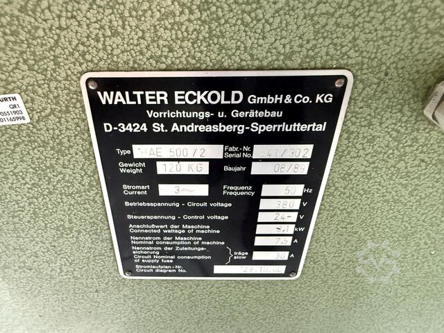 Sheet metal former Eckold SK 2911/HAE 500/2