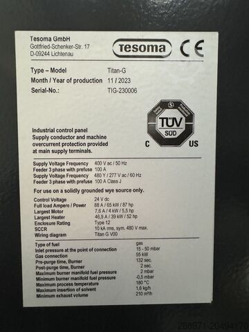 Siebdruckmaschine Tesoma Titan