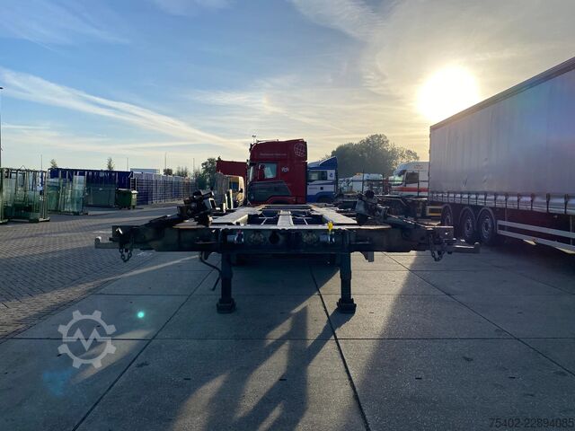 Containertransport Van Hool 3B0071 / BPW + Drum / 1x Extendable / 1x Lift Axle