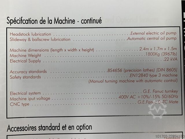 CNC Teach-in-Drehmaschine Colchester Alpha 1350XT