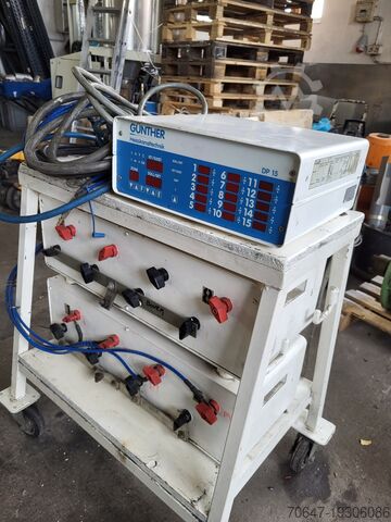 Hot runner device 10 sections Günther DP15/10