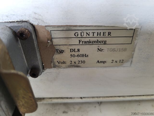 Hot runner device 10 sections Günther DP15/10