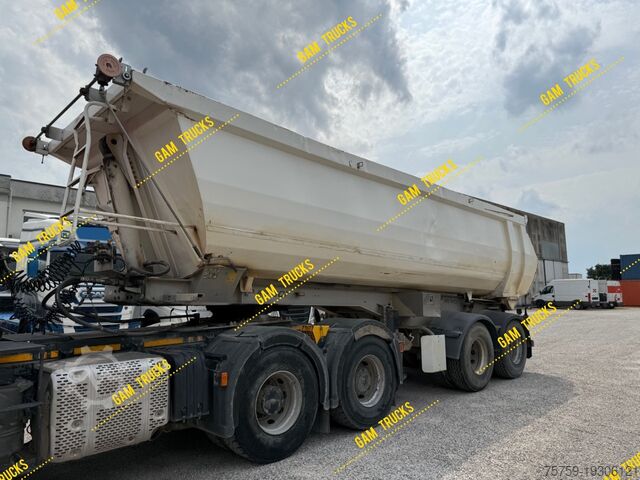 Tipper semi-trailer Menci SA740M KIPPER 26cbm 47Ton ABS