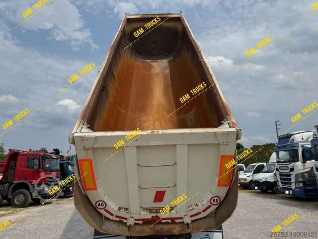 Tipper semi-trailer Menci SA740M KIPPER 26cbm 47Ton ABS