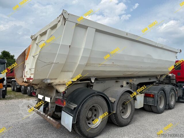 Tipper semi-trailer Menci SA740M KIPPER 26cbm 47Ton ABS