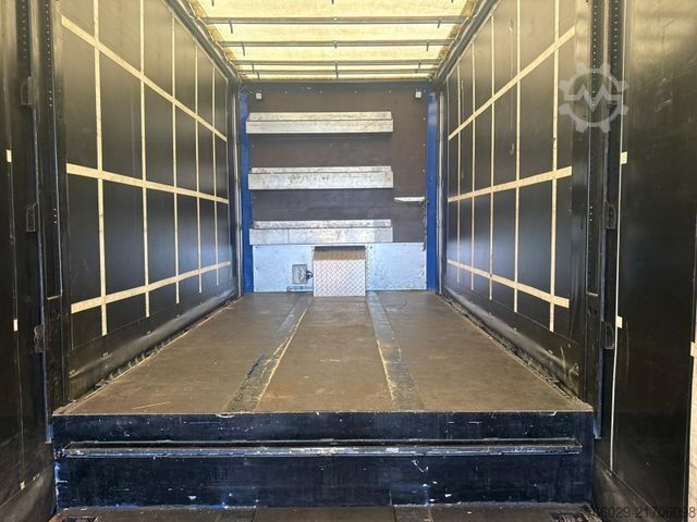 Low loader semitrailer  Wiese 3-Achs Stufensattel Auflieger mit Rampe25T