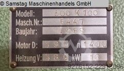 Veneer press OTT 300 K 100
