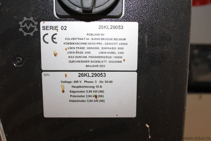 Kombinierte Maschine Robland HX 310 Pro