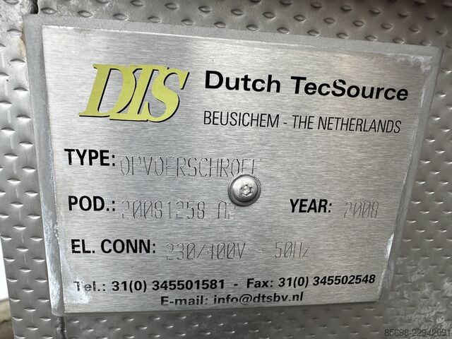 DTS screw conveyor 475 x 35 cm DTS 