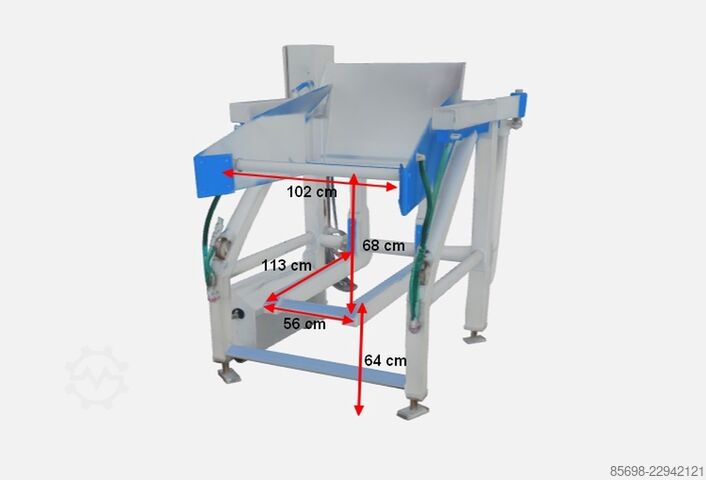 Nawi box tipper 102 cm, stainless steel NAWI 