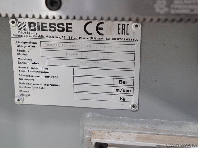 Verschachtelungszelle BIESSE ROVER A FT