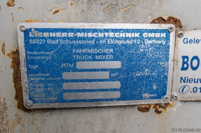 Mixer MAN TGS 37.360 BB - LIEBHERR 10M3
