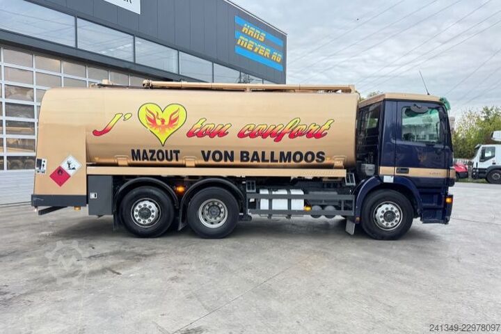 Tanker truck MERCEDES-BENZ Actros 2541 6x2 21'000L 2 Kammern