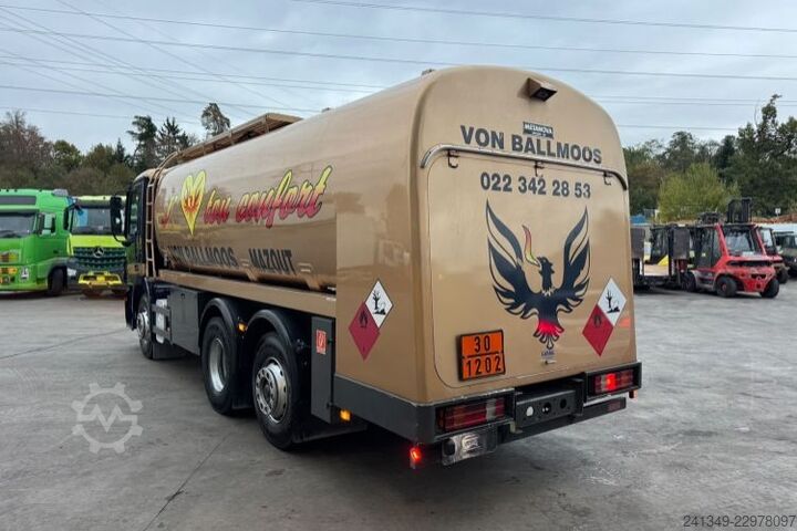 Tanker truck MERCEDES-BENZ Actros 2541 6x2 21'000L 2 Kammern