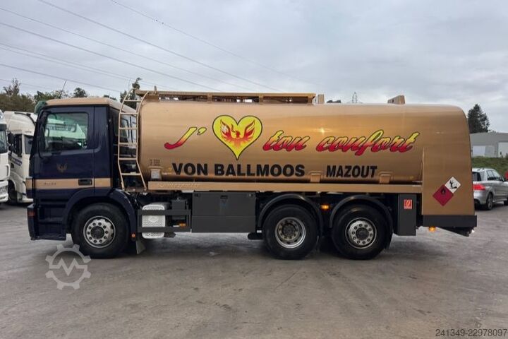 Tanker truck MERCEDES-BENZ Actros 2541 6x2 21'000L 2 Kammern