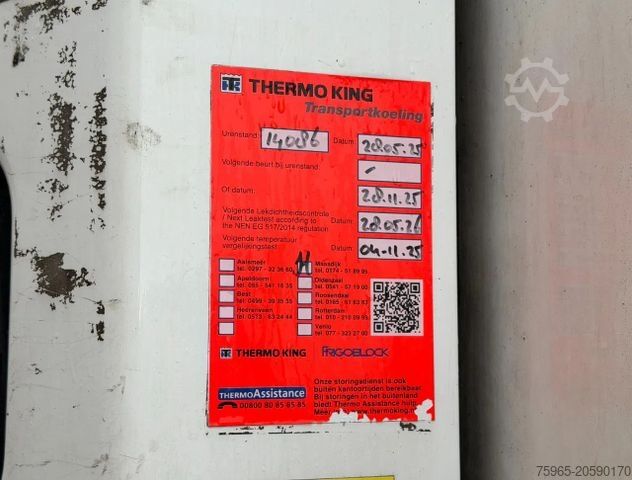 Reefer semitrailer SCHMITZ CARGOBULL SCB*S3B THERMO KING SLXe300 LIFT AXLE FLOWERWIDE