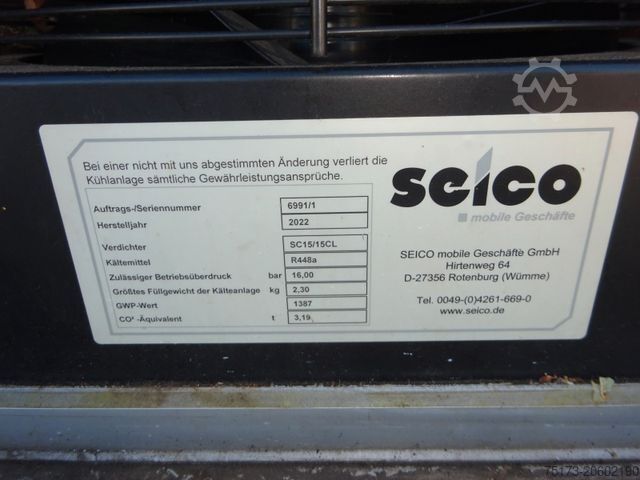 Verkaufsanhänger SEICO AE 42-18 w Verkaufsanhänger für gekühlte Ware