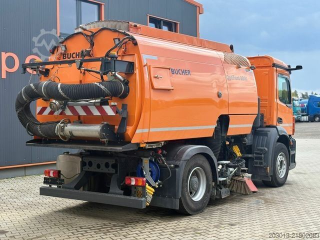 Road sweeper MERCEDES-BENZ ACTROS 1830 4x2 Kehrmaschine BUCHER OPTIFANT8000
